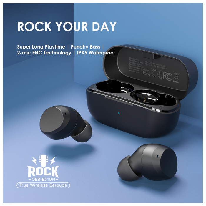 oraimo FreePods 4 ANC Noise Cancellation Havy Bass 35.5-hr Long Playtime True Wireless Earbuds with APP Control