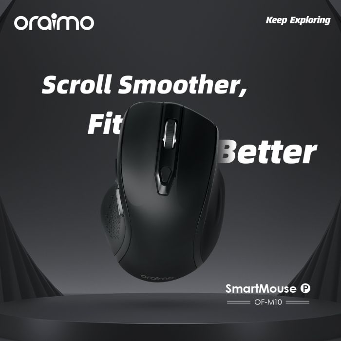 oraimo OpenPods 40Hr Long Playtime IPX5 4-mic Noise Reduction Open-ear True Wireless Earphones