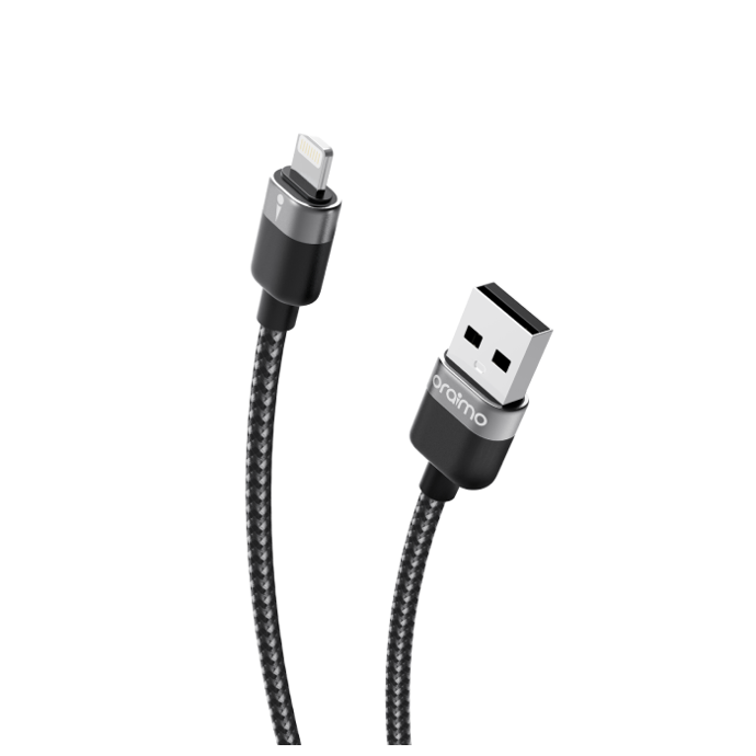 oraimo SolidLine 2A 1M Fast Charging Lightning Cable