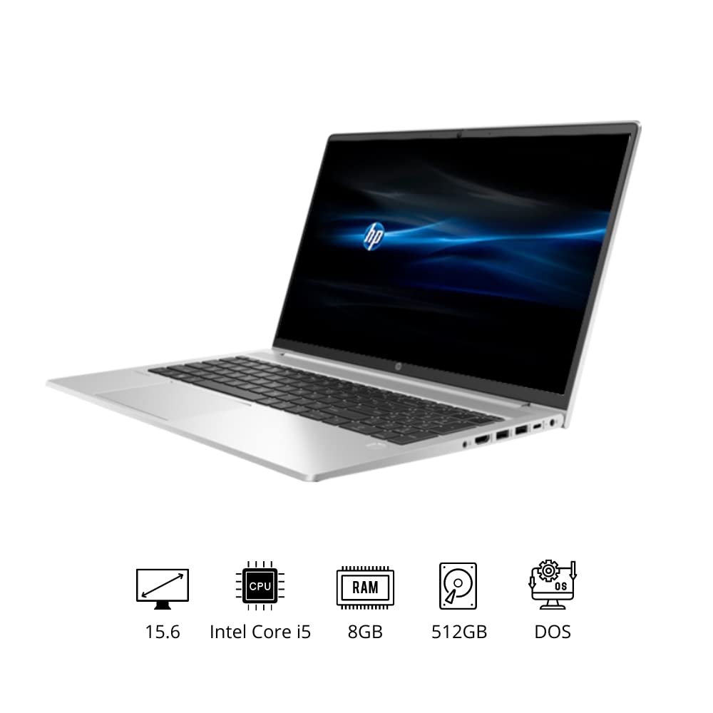 HP ProBook 450 G9, 12th Gen Intel Core i5-1235U, 8GB DDR4 RAM, 512GB PCIe NVMe, 15.6″ FHD Display, DOS, 1 Year Warranty