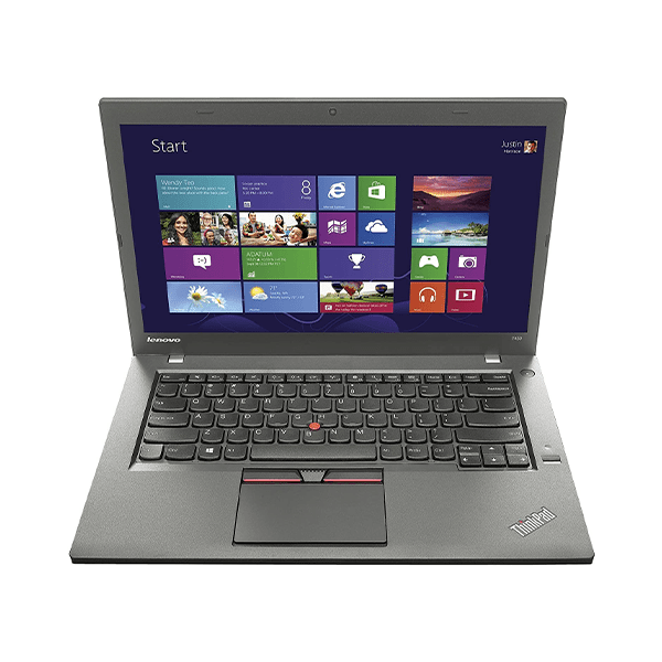 Lenovo Thinkpad T45OS Touchscreen, 5th Generation, Intel Core i5-5300U, 2.300GHz, 8GB RAM, 180GB SSD, Intel HD Graphics 5500, 14 inch display