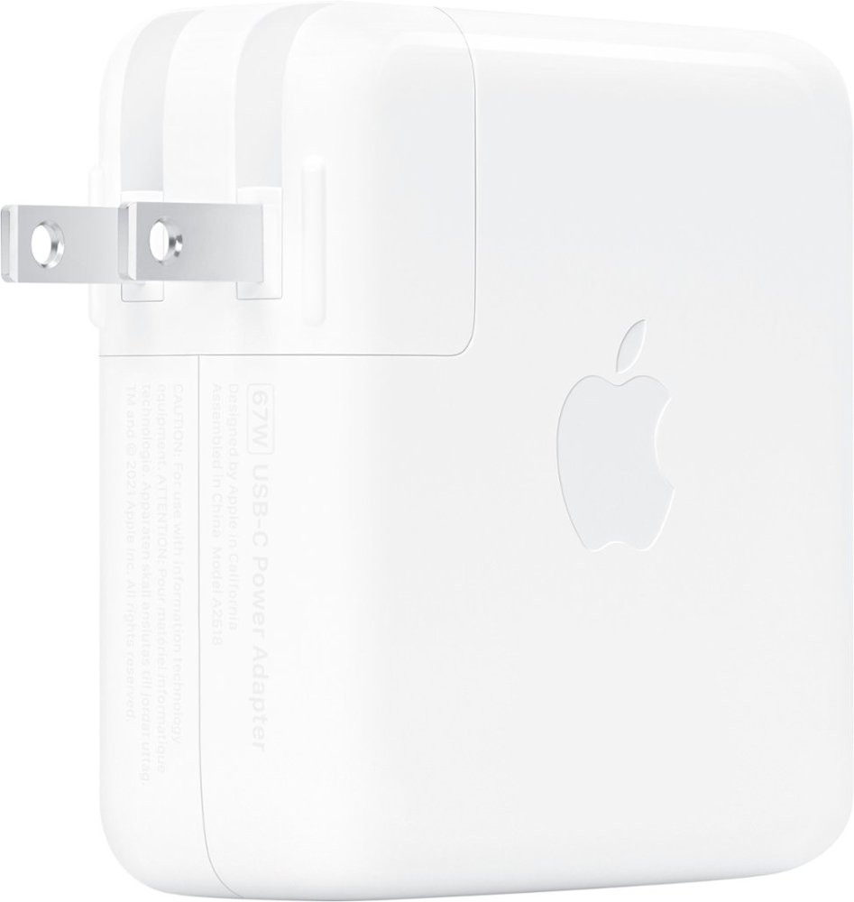 Apple 67W USB-C Power adapter – White – MKU63AM/A