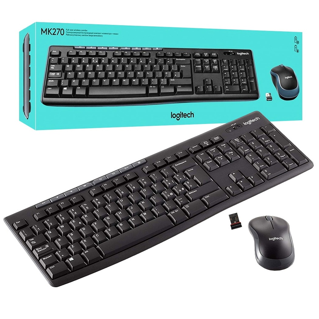 Logitech MK295 Silent Wireless Keyboard Mouse Combo