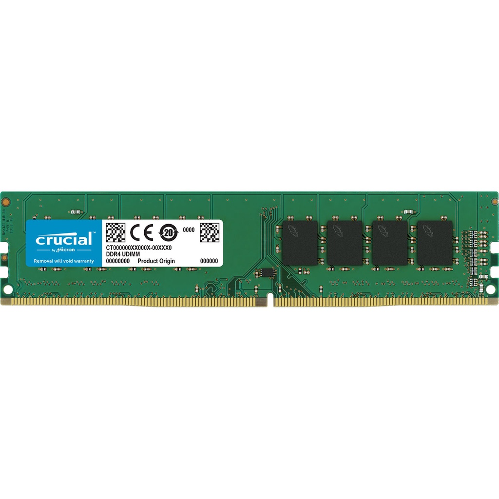 Crucial 16GB Single DDR4 2666 MT/s (PC4-21300) DR x8 DIMM 288-Pin Memory – CT16G4DFD8266