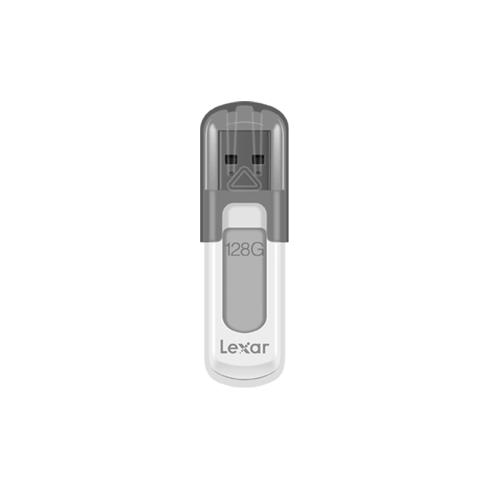 Lexar 128GB JumpDrive V100 USB 3.0 Flash Drive (LJDV100-128ABGY)