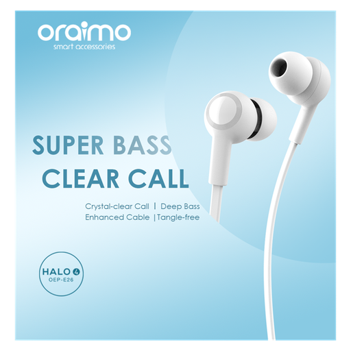 oraimo HALO 4 In-Ear Earphone with Mic