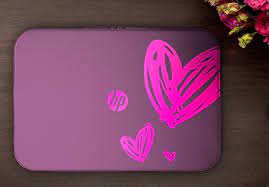 HP Heart Laptop Sleeve, 15.6 Inch, Purple – 1AT98AA
