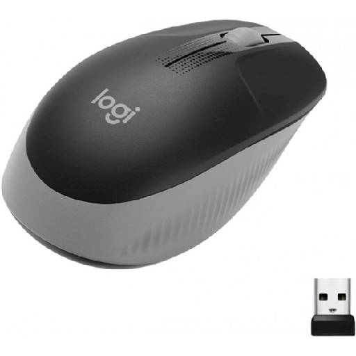 Logitech Wireless Mouse Full Size M191 – Mid Grey – 910-005922