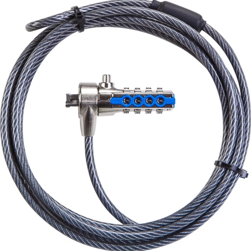 Targus DEFCON T-Lock Resettable Combination Cable Lock – PA410E