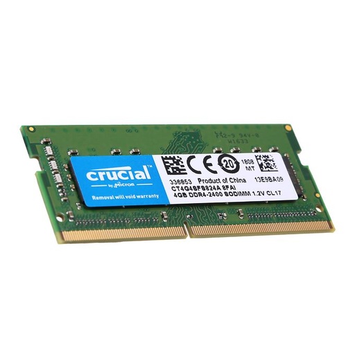 Crucial 16GB Single DDR4 2666 MT/s (PC4-21300) DR X8 SODIMM 260-Pin Memory – CT16G4SFD8266
