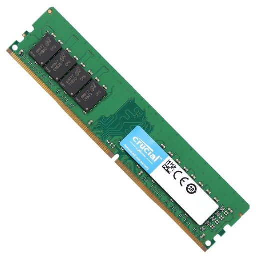 Crucial 8GB Single DDR4 2400 MT/s (PC4-19200) SR x8 DIMM 288-Pin Memory – CT8G4DFS824A