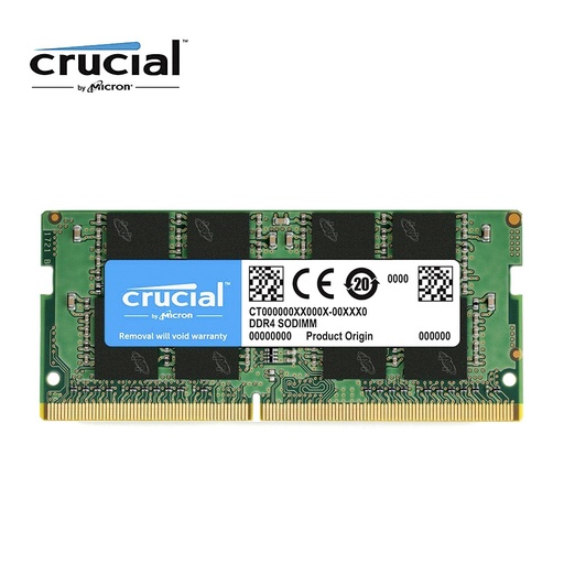 Crucial 8GB Single DDR4 2400 MT/S (PC4-19200) SR x8 SODIMM 260-Pin Memory – CT8G4SFS824A